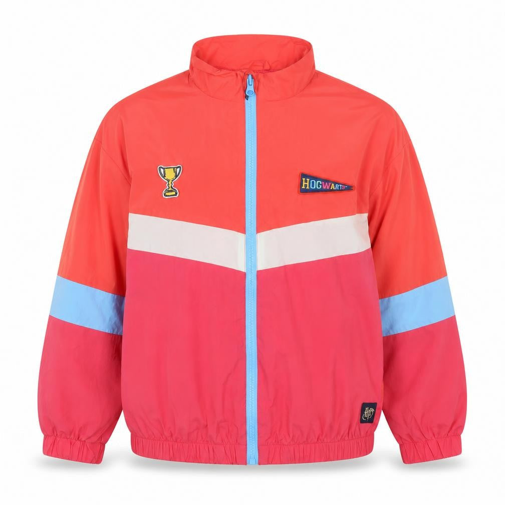 Front view of Marks & Spencer boys’ red harry potter windbreaker jacket 10-11 years