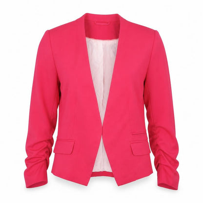 H&M Women’s Pink Blazer Jacket Size 8 Slim Fit Lightweight