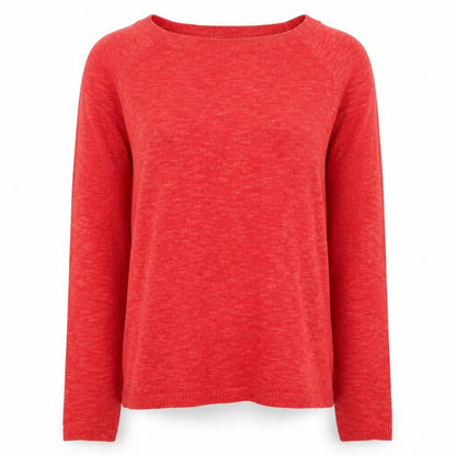 Gap Men Red Cotton Crew Neck Pullover Jumper Size M