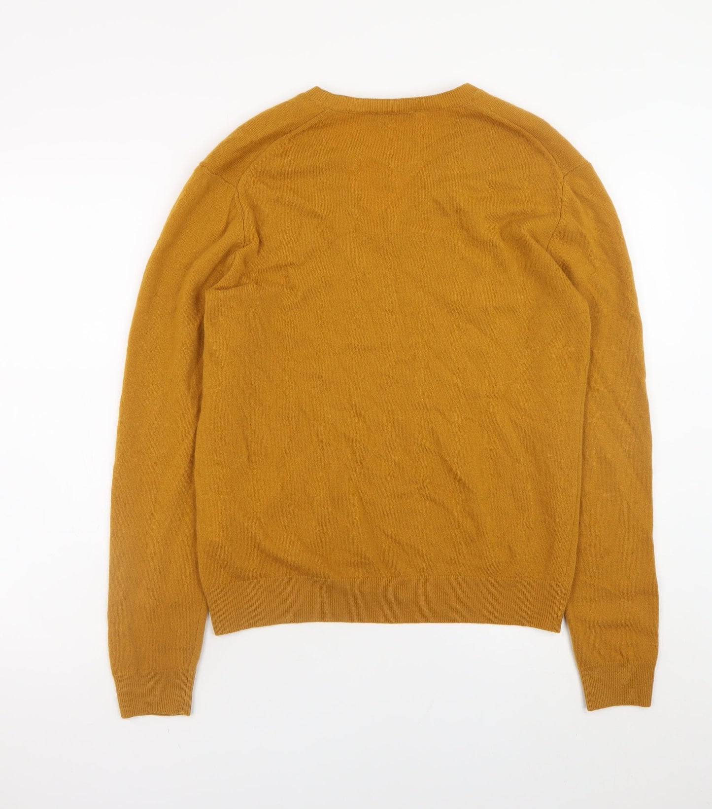 Mens UK Size L United Colors of Benetton Brown Pullover Jumper