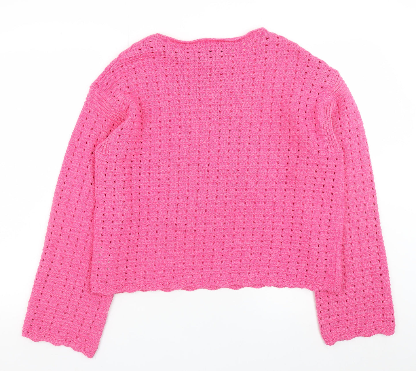 Womens UK Size L Marks and Spencer Pink Pullover Jumper