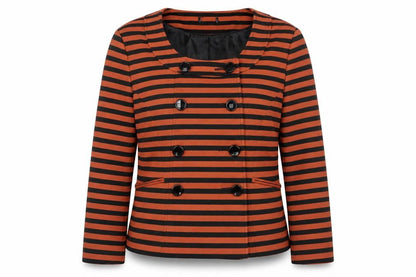 Womens UK Size 14 M&Co Orange Pea Coat