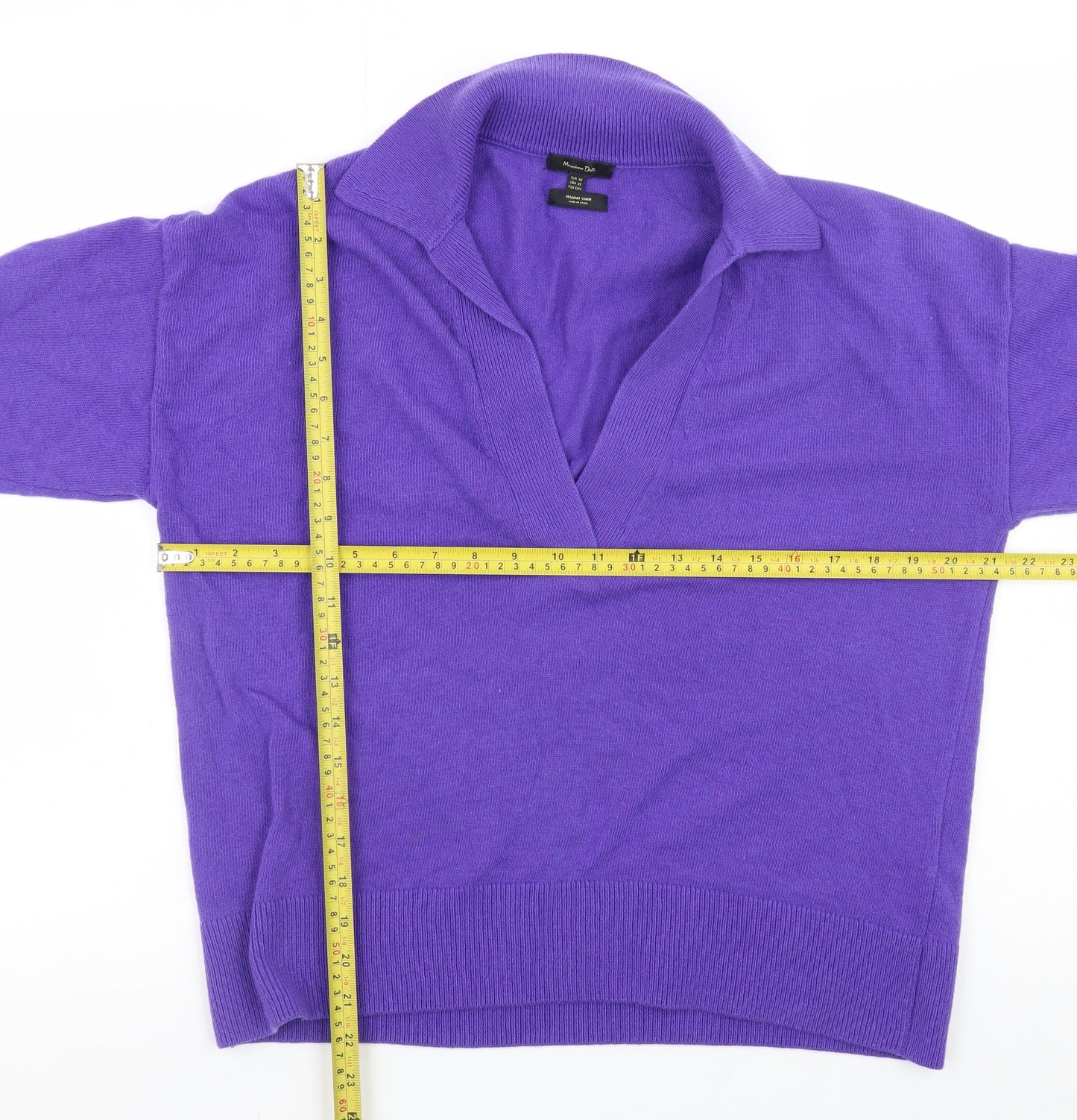 Womens UK Size XS Massimo Dutti Purple Pullover Jumper
