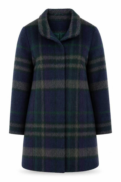Womens UK Size 12 Marks and Spencer Multicoloured Overcoat