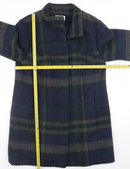 Womens UK Size 12 Marks and Spencer Multicoloured Overcoat
