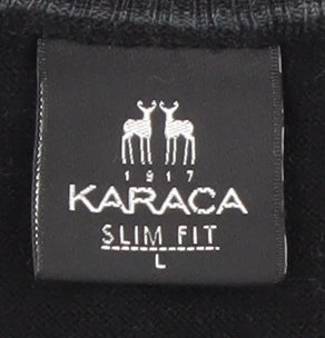 Mens UK Size L Karaca Grey Pullover Jumper