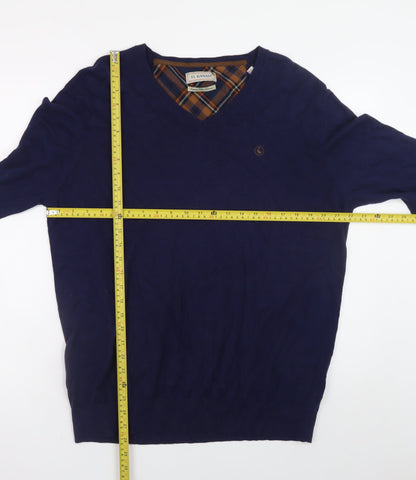 Mens UK Size 2XL El Ganso Blue Pullover Jumper