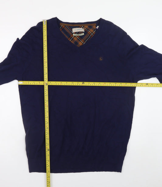 Mens UK Size 2XL El Ganso Blue Pullover Jumper