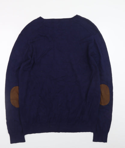 Mens UK Size 2XL El Ganso Blue Pullover Jumper