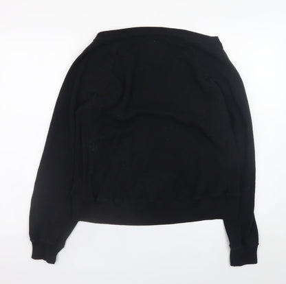 Womens UK Size S Hollister Black Pullover Sweatshirt