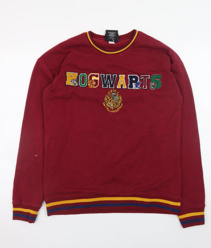 Mens UK Size S Harry Potter Red Pullover Sweatshirt