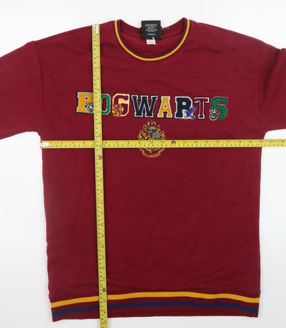 Mens UK Size S Harry Potter Red Pullover Sweatshirt