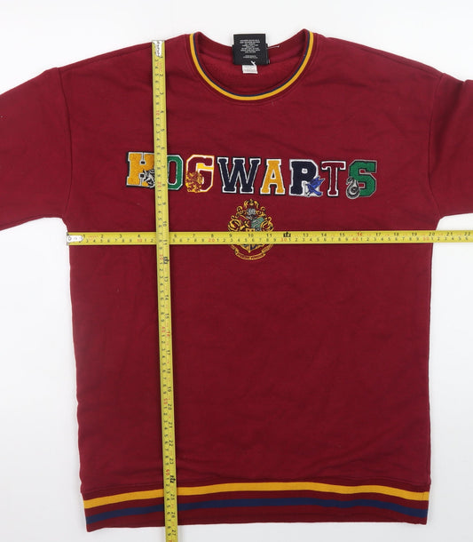 Mens UK Size S Harry Potter Red Pullover Sweatshirt