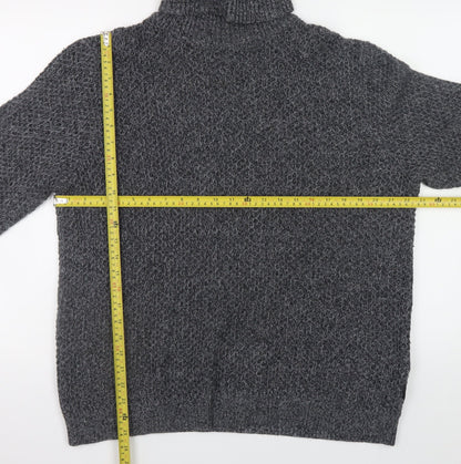 Mens UK Size XXL Ted Baker Grey Pullover Jumper