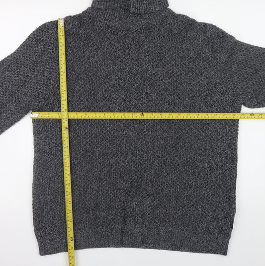 Mens UK Size XXL Ted Baker Grey Pullover Jumper