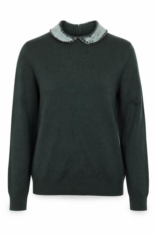 Womens UK Size 8 Laura Ashley Green Pullover Jumper