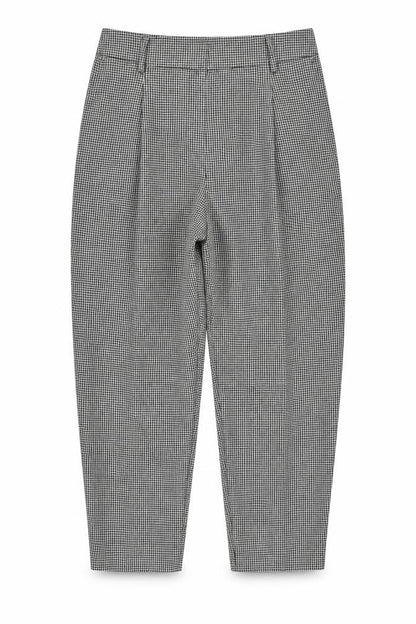 George Women's Black & White Check Trousers Size 16 Classic Fit