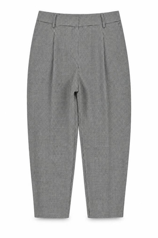 George Women's Black & White Check Trousers Size 16 Classic Fit