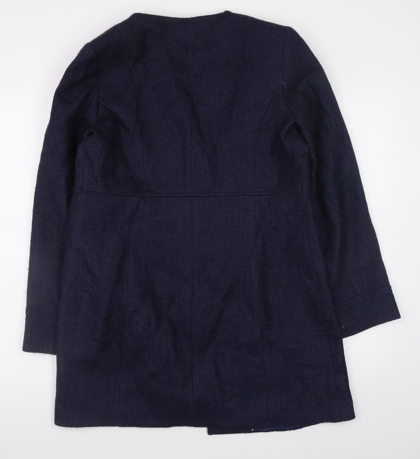Womens UK Size 12 Cordings Blue Overcoat