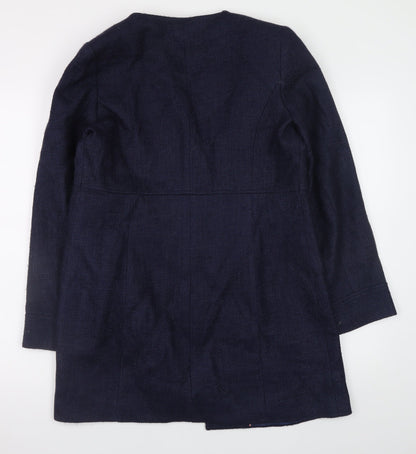 Womens UK Size 12 Cordings Blue Overcoat