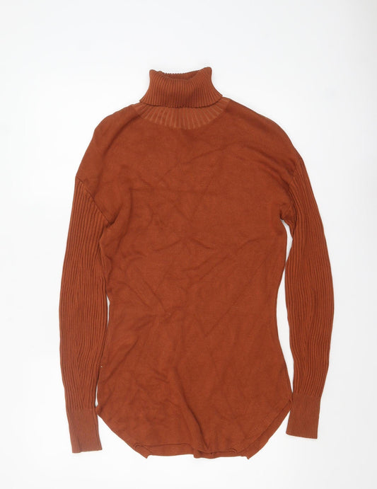 Womens UK Size S nu-in Brown Pullover Jumper