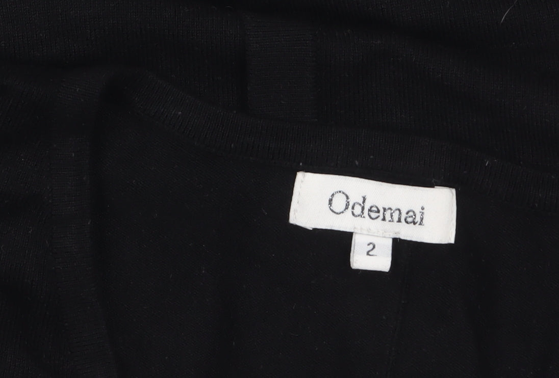 Womens UK Size XS Odemai Black Cardigan Jumper