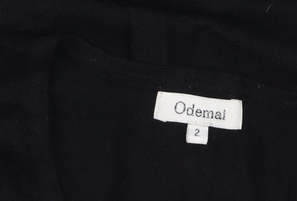 Womens UK Size XS Odemai Black Cardigan Jumper