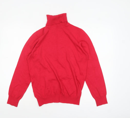 Womens UK Size 16 Papaya Red Pullover Jumper