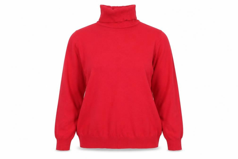 Womens UK Size 16 Papaya Red Pullover Jumper
