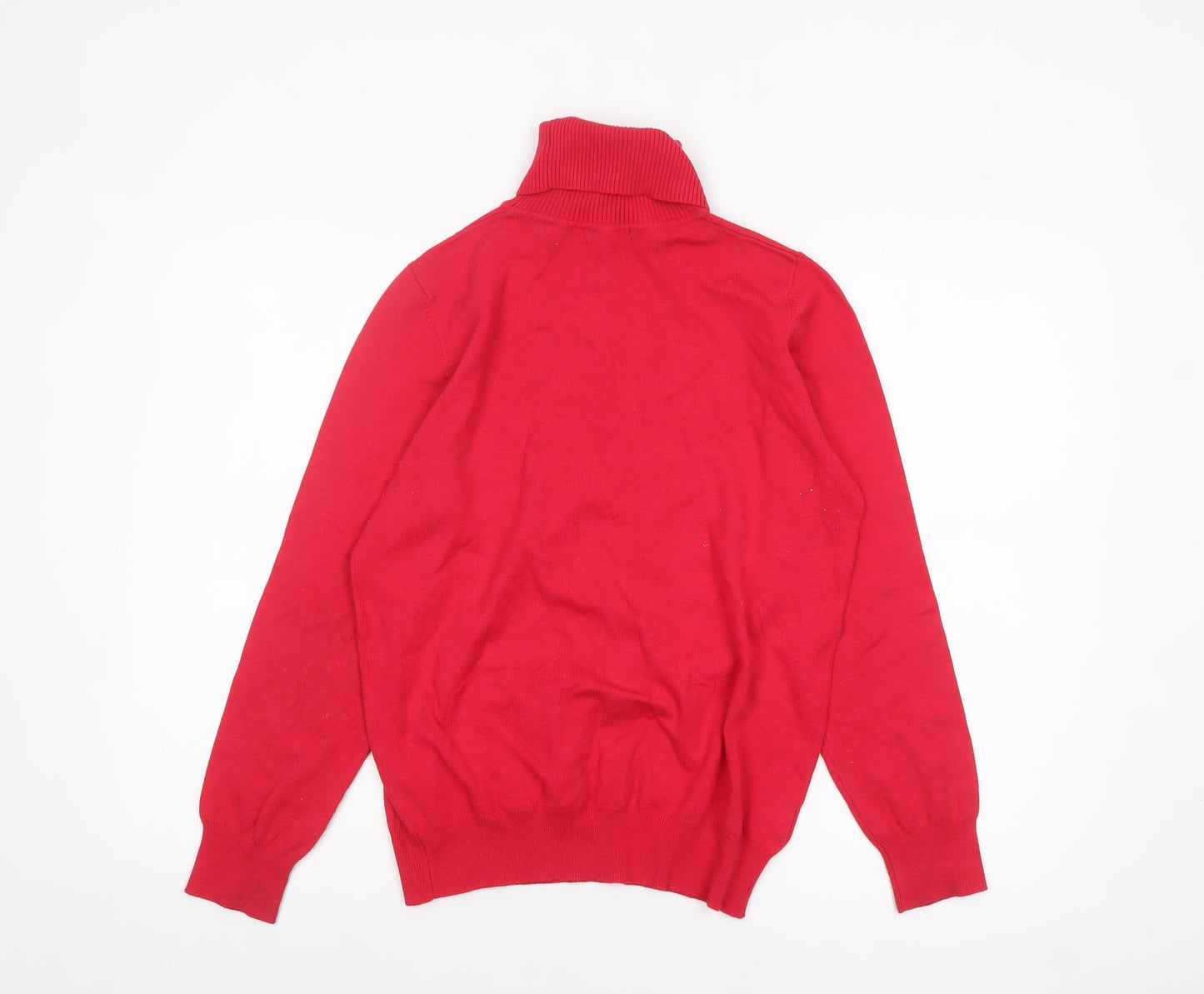 Womens UK Size 16 Papaya Red Pullover Jumper