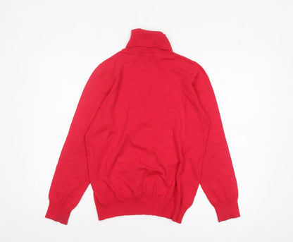 Womens UK Size 16 Papaya Red Pullover Jumper