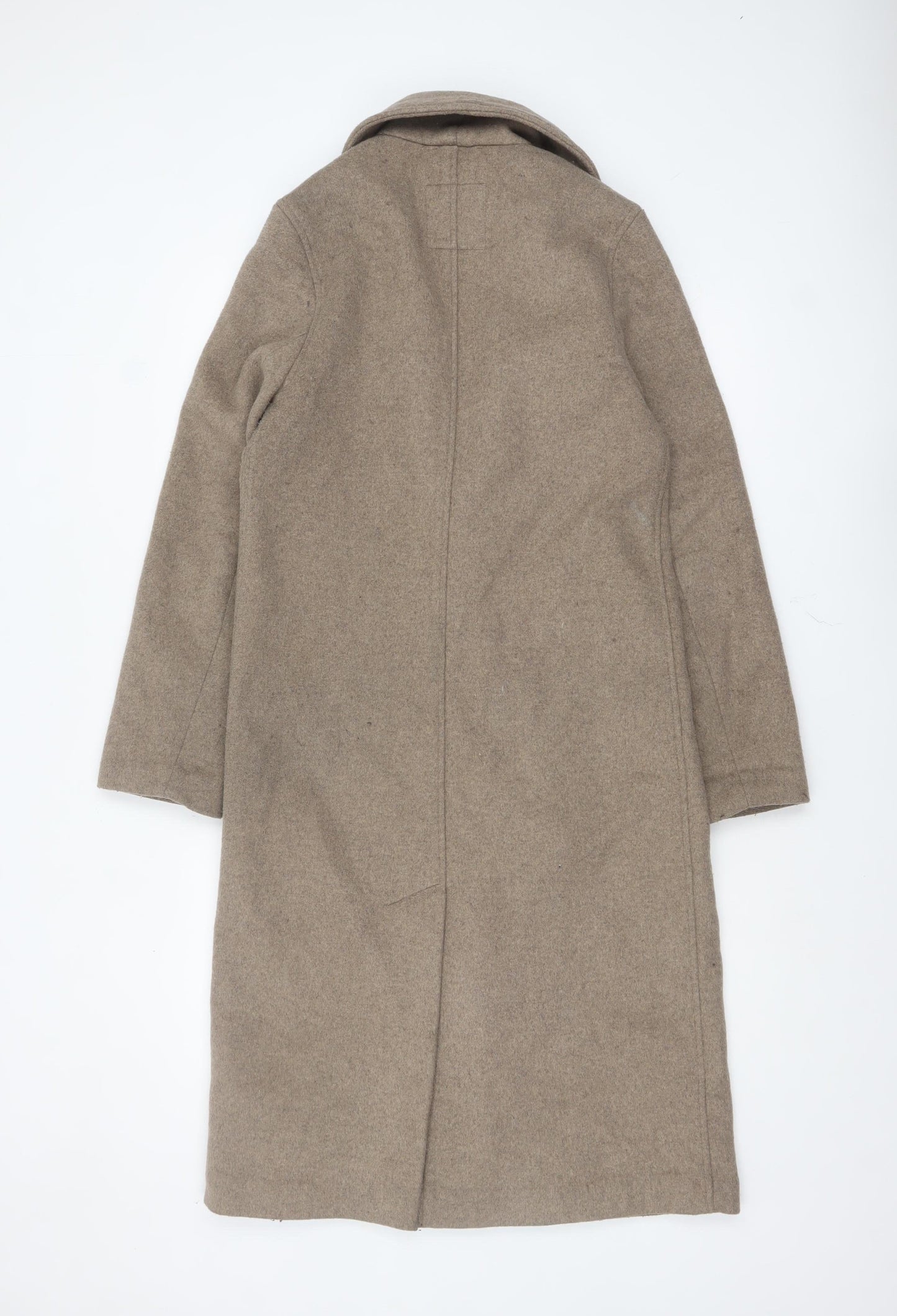 Womens UK Size XS Abercrombie & Fitch Beige Overcoat