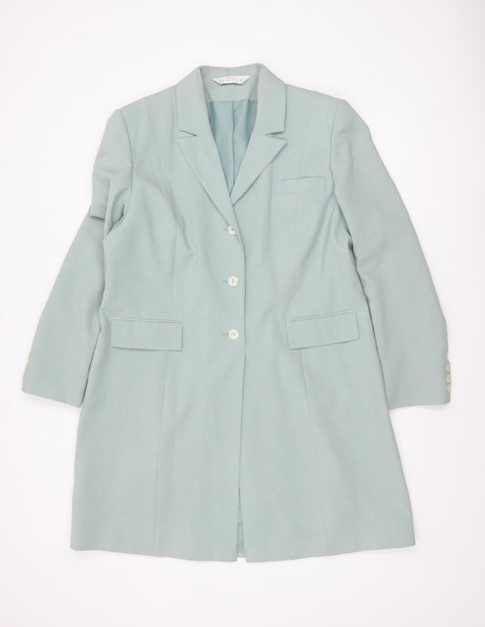 Womens UK Size 18 Modern Classics Green Overcoat