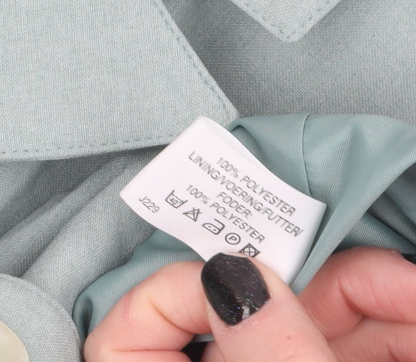 Womens UK Size 18 Modern Classics Green Overcoat