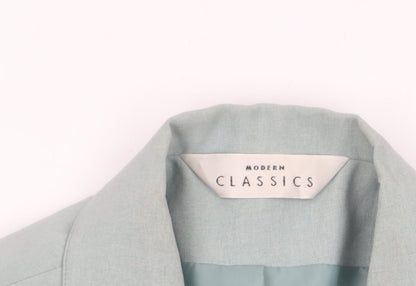 Womens UK Size 18 Modern Classics Green Overcoat