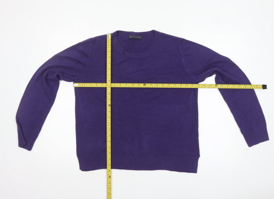 Womens UK Size 16 Marks and Spencer Purple Pullover Jumper