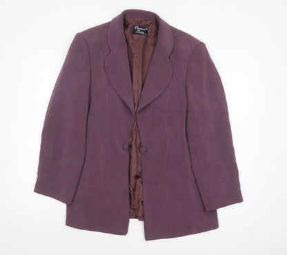 Womens UK Size 16 Personal Choice Regular Purple Blazer