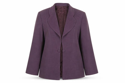 Womens UK Size 16 Personal Choice Regular Purple Blazer
