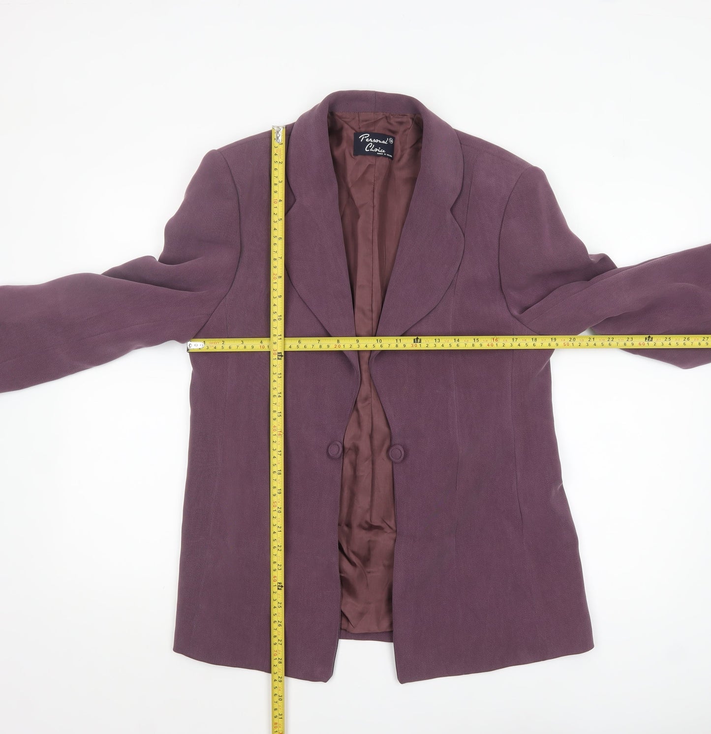 Womens UK Size 16 Personal Choice Regular Purple Blazer