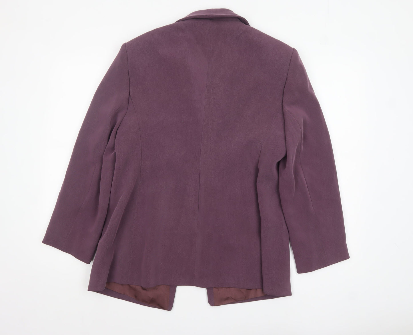 Womens UK Size 16 Personal Choice Regular Purple Blazer