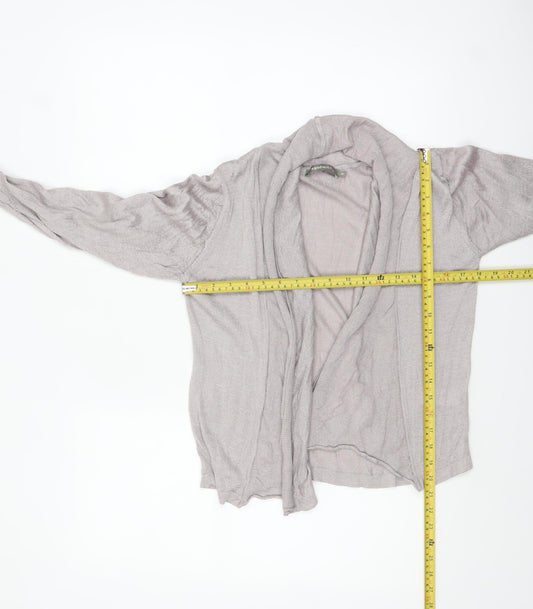 Womens UK Size M Sandwich Grey Cardigan Jumper