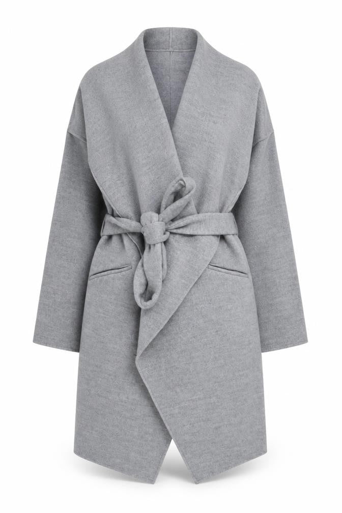 Womens UK Size 18 Primark Grey Overcoat