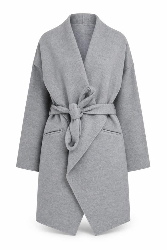Womens UK Size 18 Primark Grey Overcoat