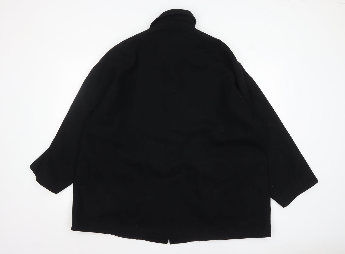 Womens UK Size 14 Wallis Black Overcoat
