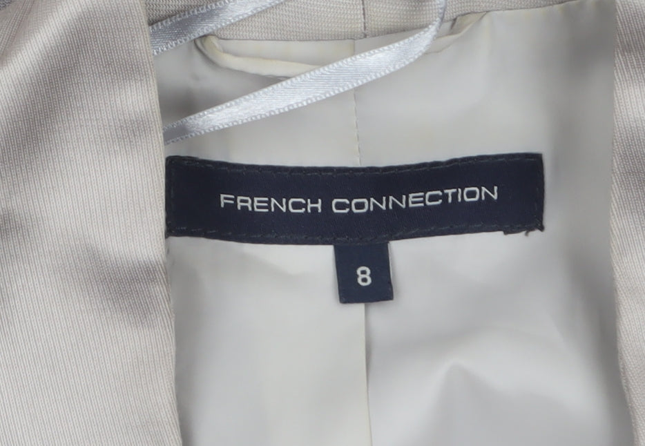 Womens UK Size 8 French Connection Regular Beige Blazer