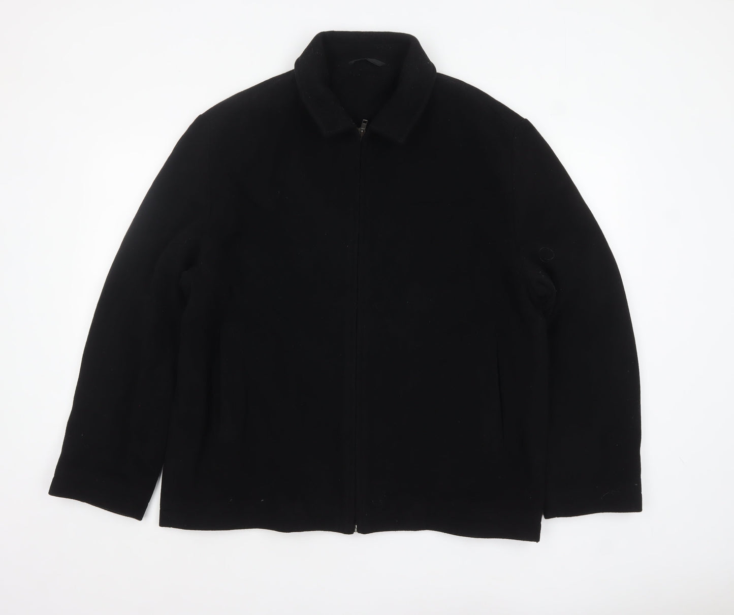 Mens UK Size L Bakerstreet Black Basic Jacket