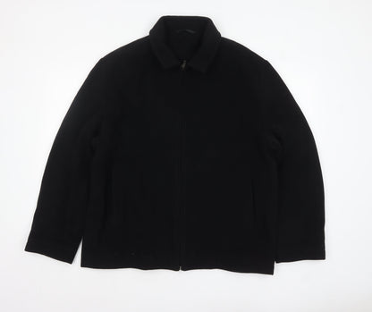 Mens UK Size L Bakerstreet Black Basic Jacket