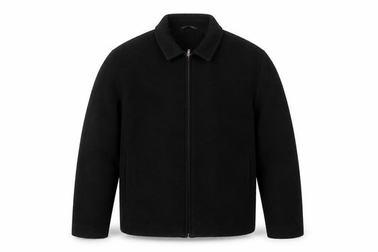 Mens UK Size L Bakerstreet Black Basic Jacket