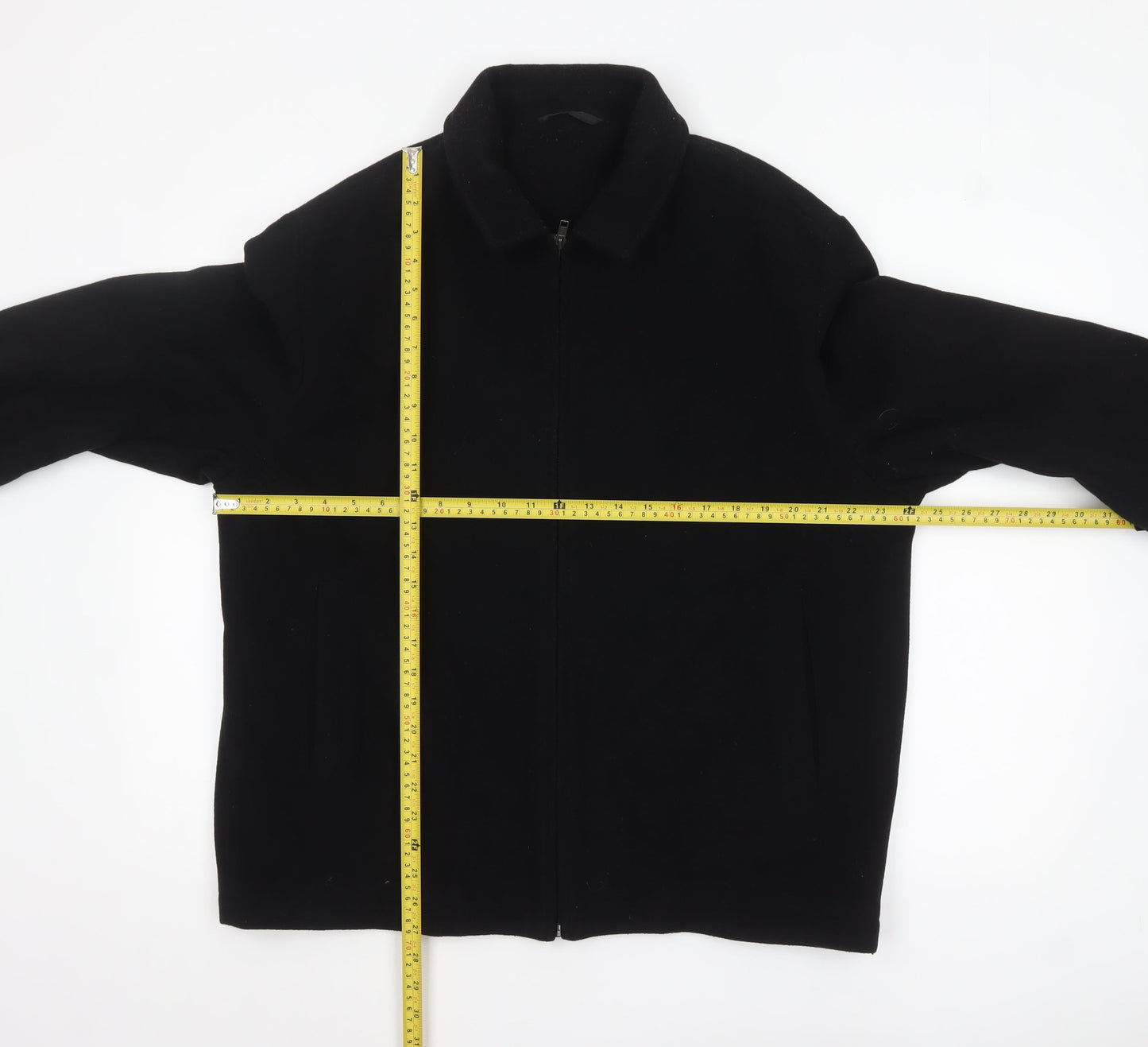Mens UK Size L Bakerstreet Black Basic Jacket