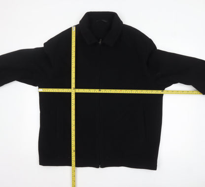 Mens UK Size L Bakerstreet Black Basic Jacket